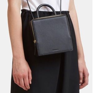 Building Block Box Bag in Black
